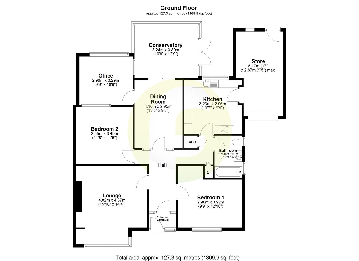 Floorplan.Lorton Avenue, Marden Estate